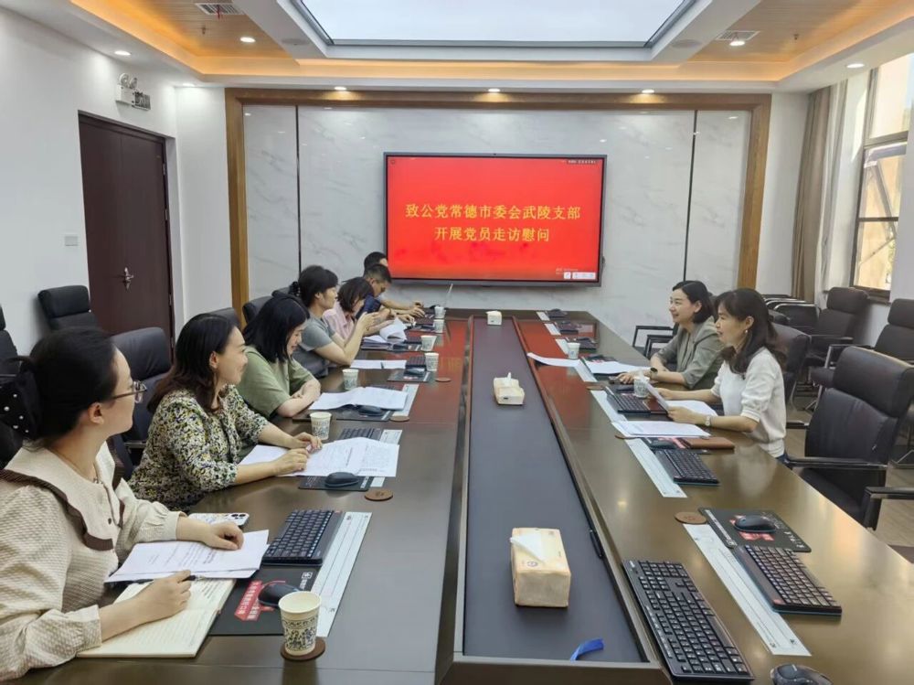 武陵支部党员走访慰问工作